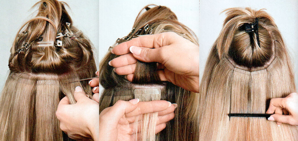 Luxury tape-in hair extensions at ShineTress Hair Extensions NYC