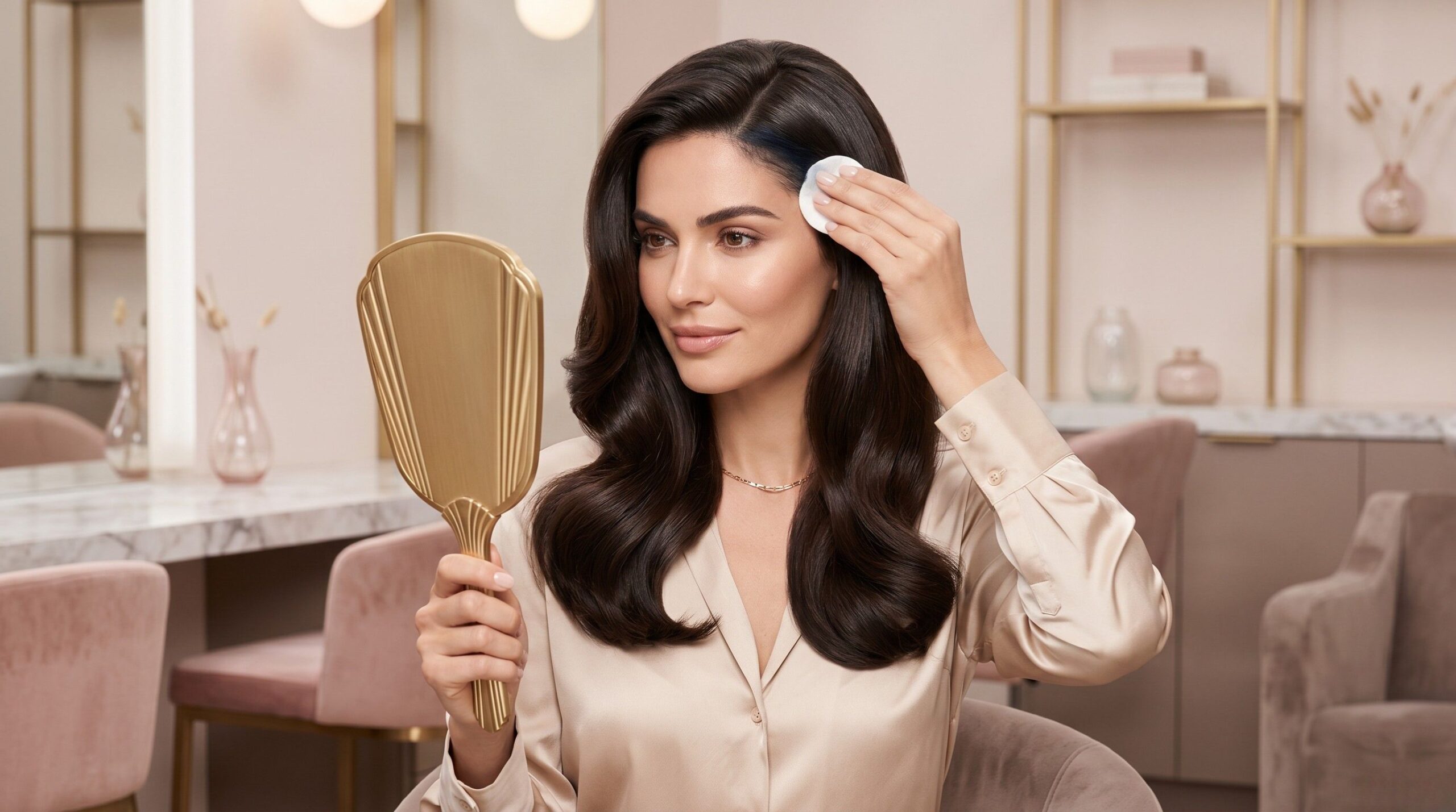 Luxury hair consultation and salon beauty styling at ShineTress Hair Extensions NYC